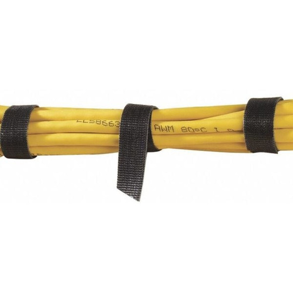 Velcro Brand Reclosable Fastener, No Adhesive, 75 ft, 1-2 in W, Black 31090