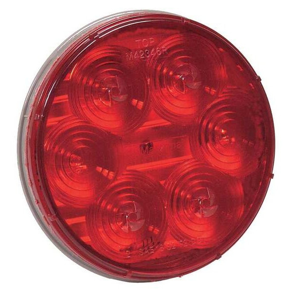 Maxxima Stop/Turn/Tail,4In,6 LED,Round,Red M42346R