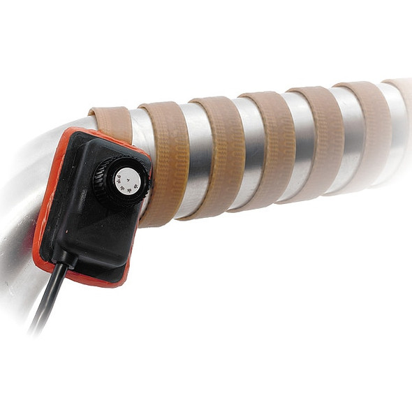 Heating Tape, Adjustable Thermostat Control, 120VAC, 1440W, 2"W x 10'L