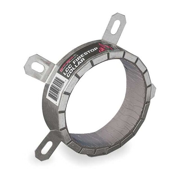 Specseal Firestop Pipe Collar,Silver,Steel,9"Dia. SSC600