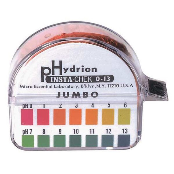 Hydrion pH Paper,15 ft L,1-4 in W,0 to 13 pH 193,