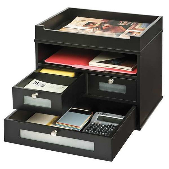 Victor Technology Drawer with Letter Tray, Black,10.9" H 5500-5