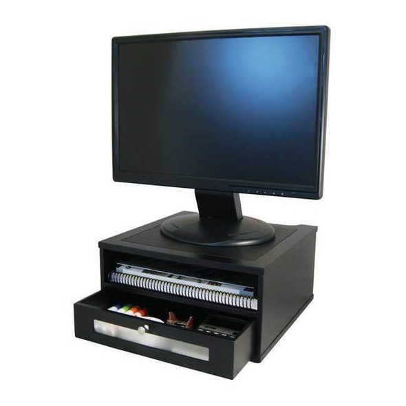 Victor Technology Monitor Stand,6 1/2 in H,Black 1175-5