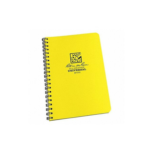 Rite in the Rain All Weather Notebook,Univ Grid,4-5/8x7in 373