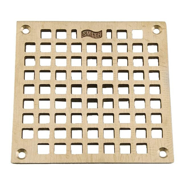 Jay R. Smith Manufacturing w/Screws Grate, Bronze, 5 9/16 in B06PBG