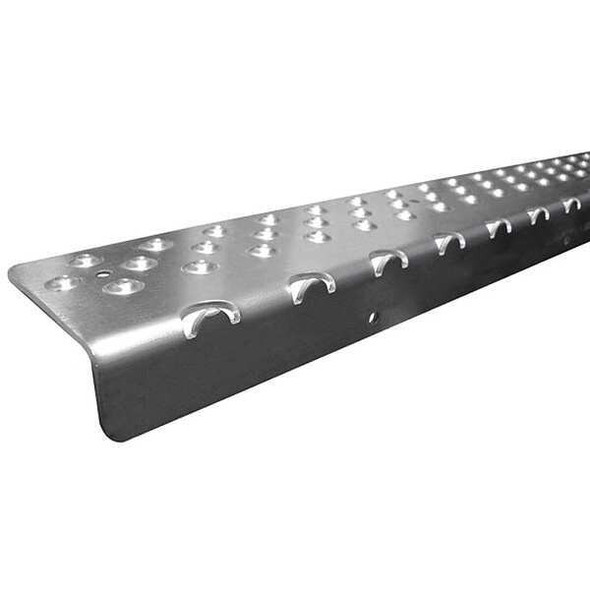 Handi Ramp Stair Nosing Aluminum Silver, 30 in W x 1/4 in Thick NSN122730SL0