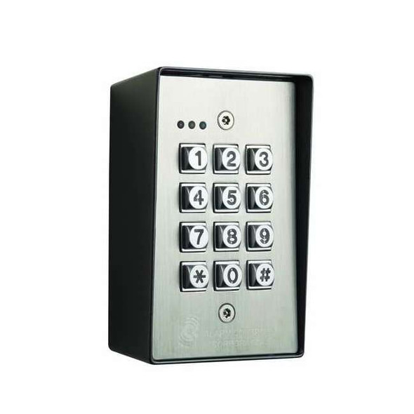 Alarm Controls Access Control Keypad,4-7/8in H,SS KP-400
