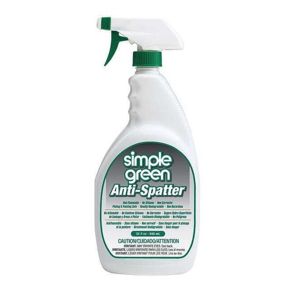 Simple Green Antispatter, 32 oz, Spray Bottle, Clear 1410001213452