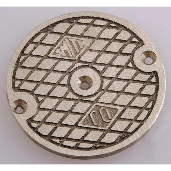 Jay R. Smith Manufacturing Floor Cover, Nickel Bronze, 4 1/8 in 4020C03NB