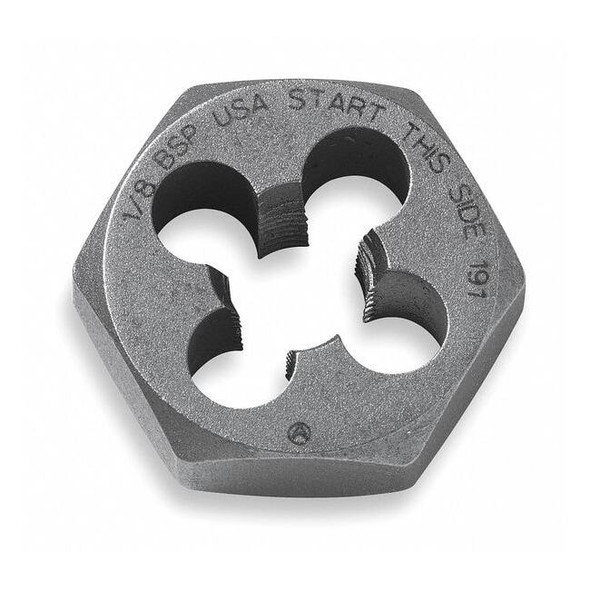 Irwin Hex Threading Die,5/16"-24,Carbon Steel 6529