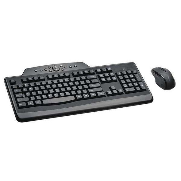 Kensington Keyboard and Mouse Set,Black,2 3/4" H K72408USA