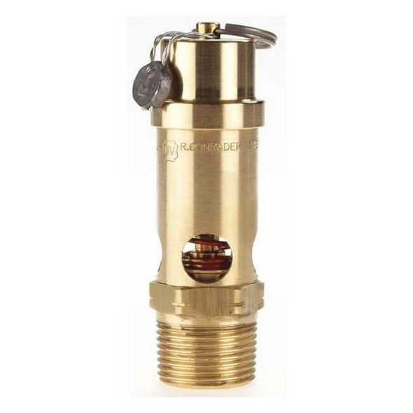 Conrader Safety Valve,Soft Seat,3/4 In,100 PSI SRV530-3/4-100