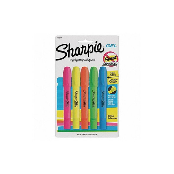Sharpie Highlighter Set,Gel,Assorted 1803277