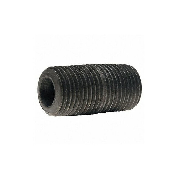 Beck 3/8" Close Black Pipe Nipple Sch 80 0332609403