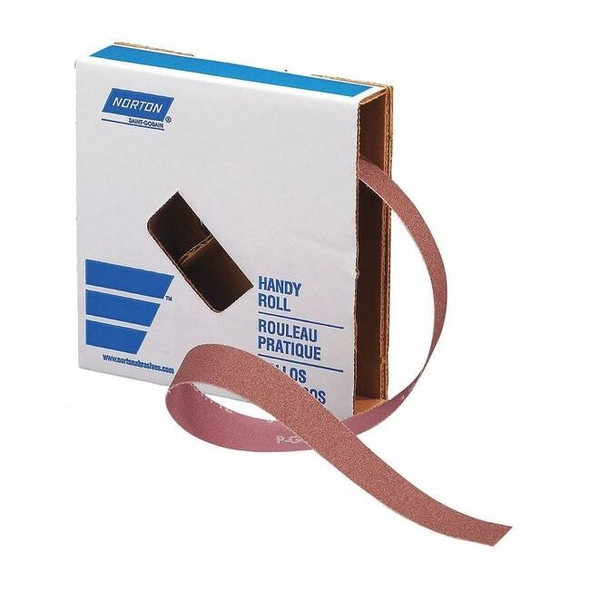 Norton Abrasives Utility Cloth Roll,150 ft L,Coarse,Brown 66261058716