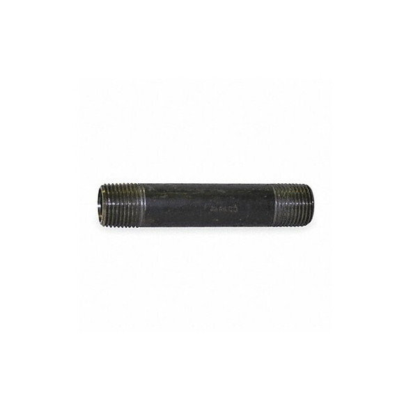 Beck 1" x 3-1/2" Black Pipe Nipple Sch 80 0332624006