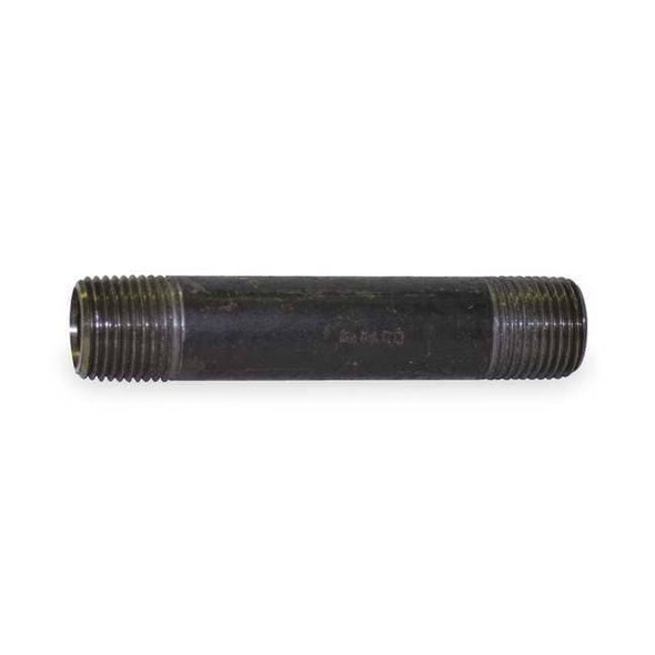 Beck PipeNipple,Steel,3/8",NPTxNPT,4" 0332610609