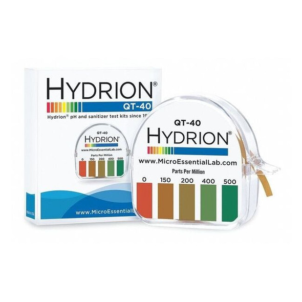 Hydrion Test Strips,Detects Ammonia,5/32" W,PK10 QT-40