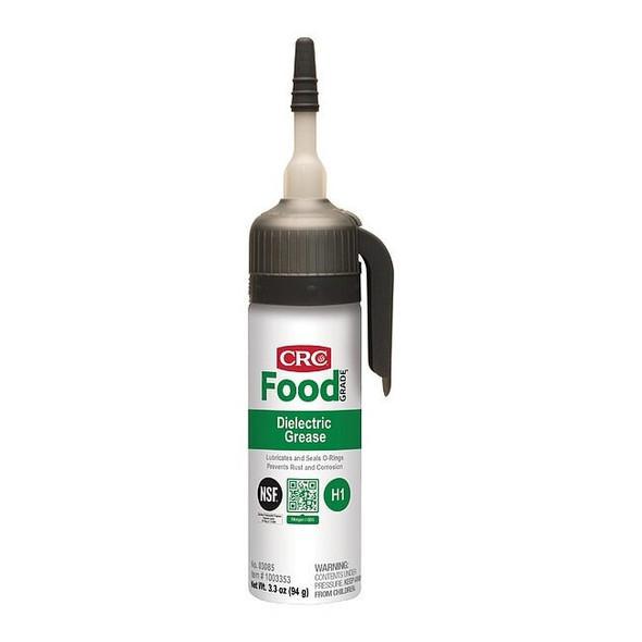 Crc Dielectric Grease,3 oz, Tube, H1 Food Grade, Clear 03085