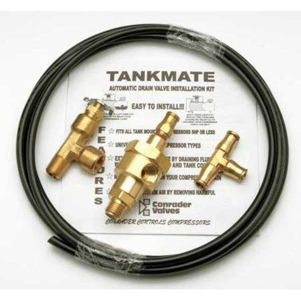 Conrader Auto Drain Valve,1/4 In. NPT,500 psi WV-1-KIT