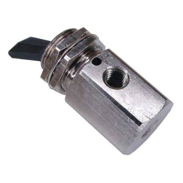 Pneumadyne Toggle Valve,NC,Brass C030101