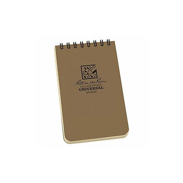 Rite in the Rain All Weather Memo Book,Universal,3 x 5In. 935T