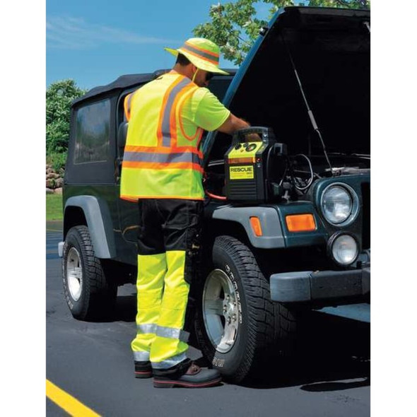 Kishigo 3XL Class 2 High Visibility Vest, Lime 1056-3X