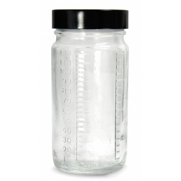 Qorpak Beaker Bottle,102mmH,Clear,51 mmDia,PK24 GLC-01523