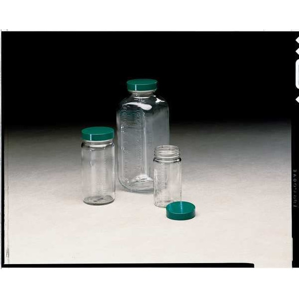 Qorpak Beaker Bottle,102mmH,Clear,51 mmDia,PK24 GLC-01523