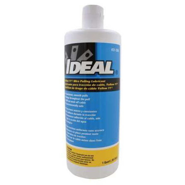 Ideal Wire Pulling Lubricant,1 qt. Bottle,Ylw 31-358