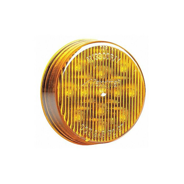 Maxxima Clearance Light,LED,Amber,2-1/2 In Dia M11300Y