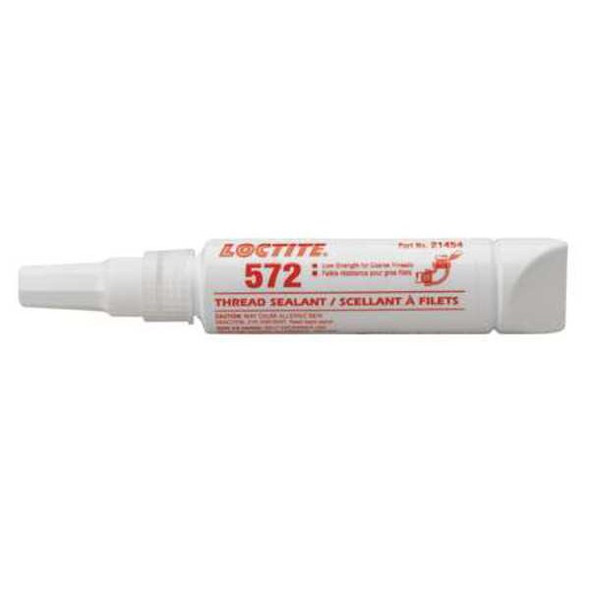 Loctite Pipe Thread Sealant 1.7 fl oz, Tube, 572, Off-White, Paste 231115