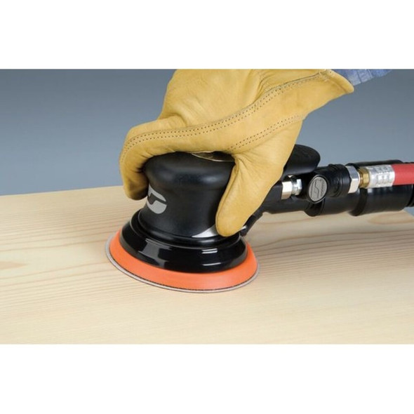 Dynabrade Air Orbital Sander, 5 in Disc Dia, Palm 56819