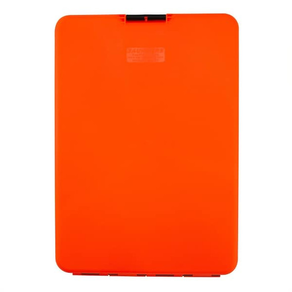 Manufacturer Varies Storage Clipboard,Orange,9 1/2" W 00579 Manufacturer Varies Storage Clipboard,Orange,9 1/2" W 00579