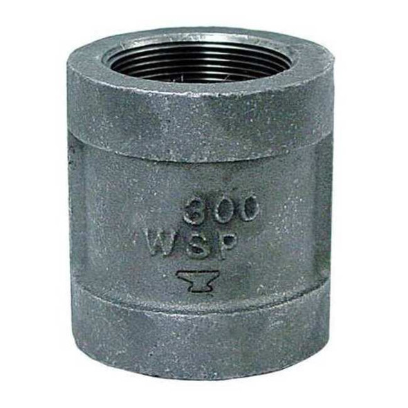 Anvil Coupling Coupling, 1-1/2" Pipe, FNPT, Malleable Iron, Class 300 0310539200