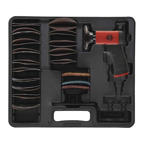 Chicago Pneumatic Air Disc Sandr Kit,15000RPM,0.2 hp,21cfm CP7202D