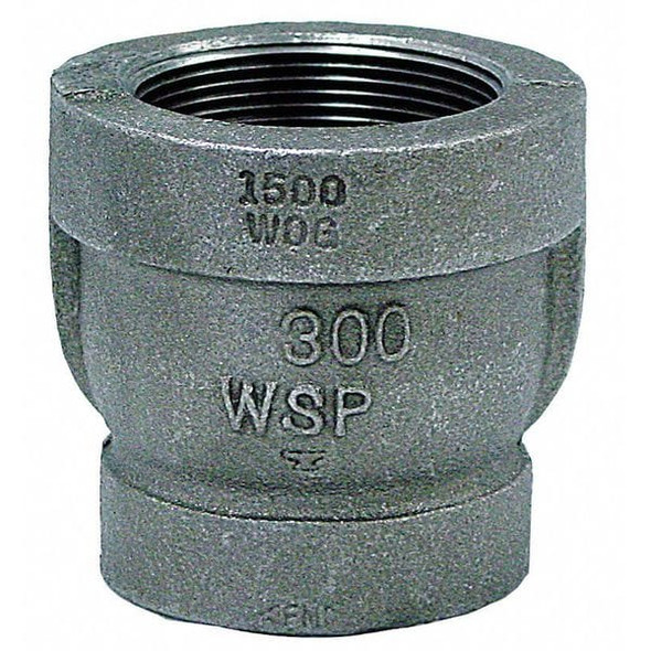 Reducer Coupling Reducer Coupling, 3/4" x 1/4" Pipe, FNPT, Malleable Iron, Class 300