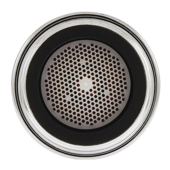 Neoperl 0.35 gpm Outlet, 13/16 in - 27 Thread Size, Chrome, Brass 5510205