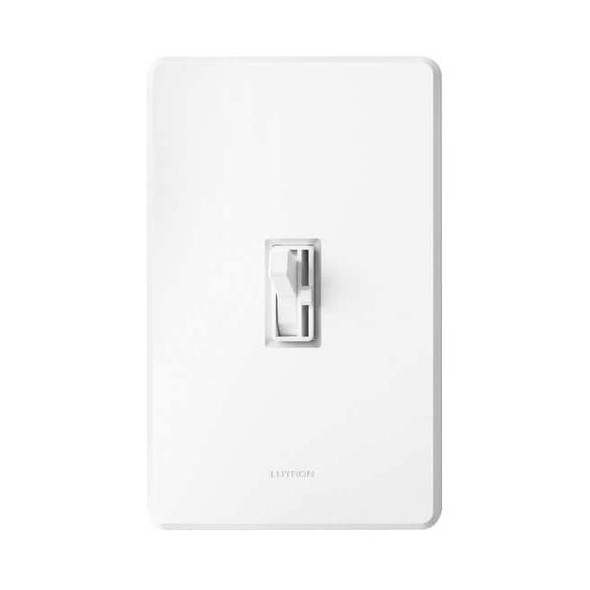 Lutron Lighting Dimmer,Toggle,White,120V AYCL-153P-WH