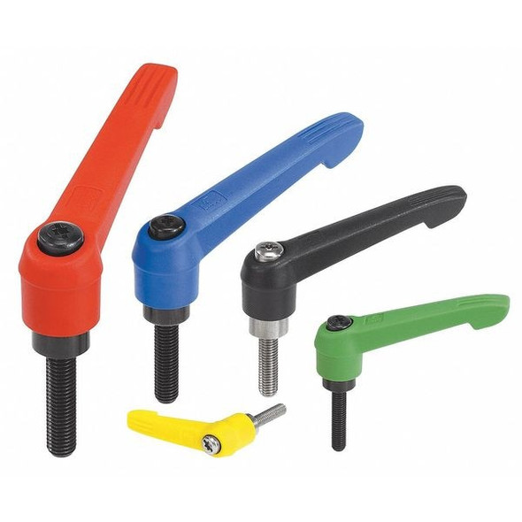 Kipp Adjustable Handle,1/4"-20,Thermoplastic K0269.1A216X15 Kipp Adjustable Handle,1/4"-20,Thermoplastic K0269.1A216X15