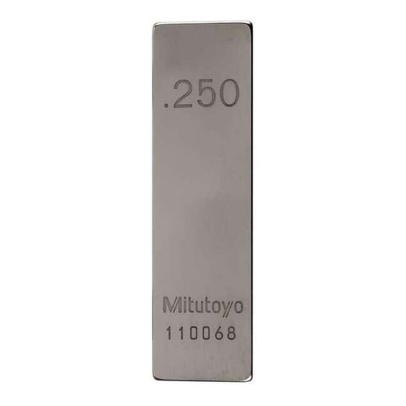 Mitutoyo Gage Block,Rect,Steel,0.250 In,ASME 0 611212-531