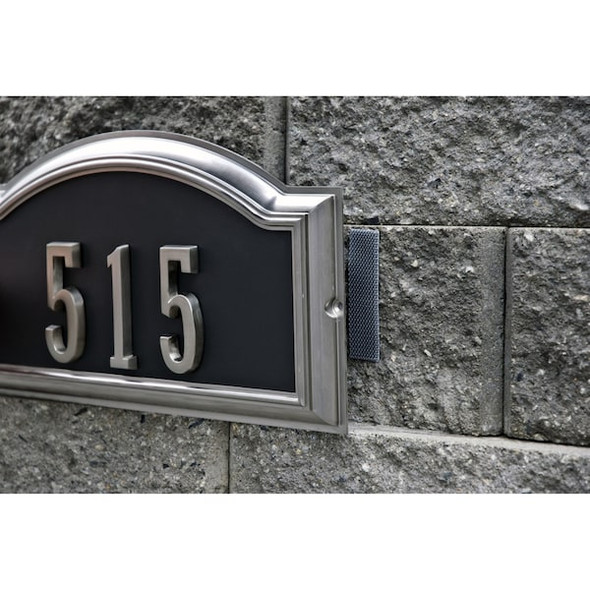 Velcro Brand Reclosable Fastener Shapes, Rubber Adhesive, 4 in, 1 in W, Gray, 10 PK 90812