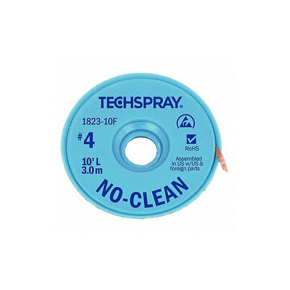 Techspray No-Clean Blue No 4 Braid - AS 1823-10F
