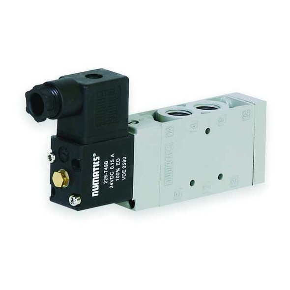 Aventics Solenoid Air Control Valve,1/4 In,24VDC L12BA452B060T61