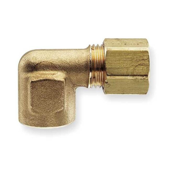 Parker 3/8" Compression x FNPT Brass 90 Degree Elbow 10PK 170C-6-6