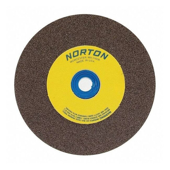 Norton Abrasives Grinding Wheel, T1, 10x1x1.25, 60/80, Brown 07660788290