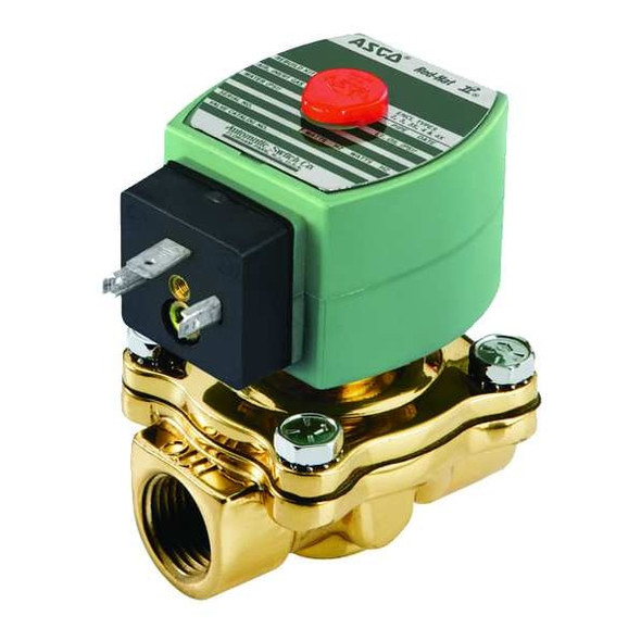 Redhat Solenoid Valve,Brass,NC,Air, Inert Gas SC8210G009 Redhat Solenoid Valve,Brass,NC,Air, Inert Gas SC8210G009