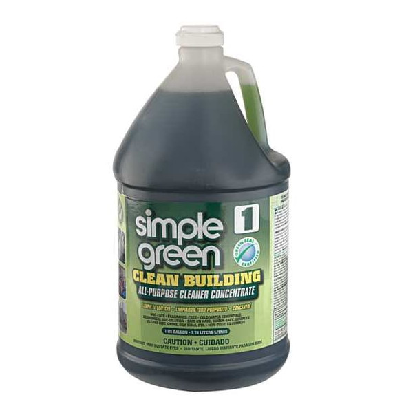 Simple Green All Purpose Cleaner, Jug, 1 gal, Concentrated, Unscented, Alkaline, 2 PK 1210000211001