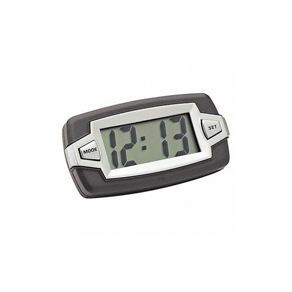 Bell Digital Clock, Indicator, Black/Silver 37007-8