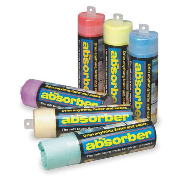 Absorber Drying Cloth, 27 in x 17 in, PVA Material, Assorted Color, For Aluminum/Metal/Rubber 51149